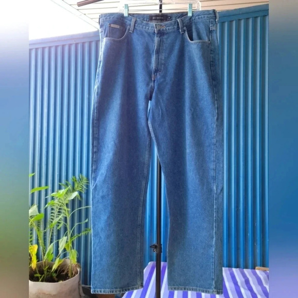Calvin Klein  Jeans Men's Easy Fit Size 40 Blue Denim - Picture 2 of 11